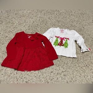 Festive girls tops